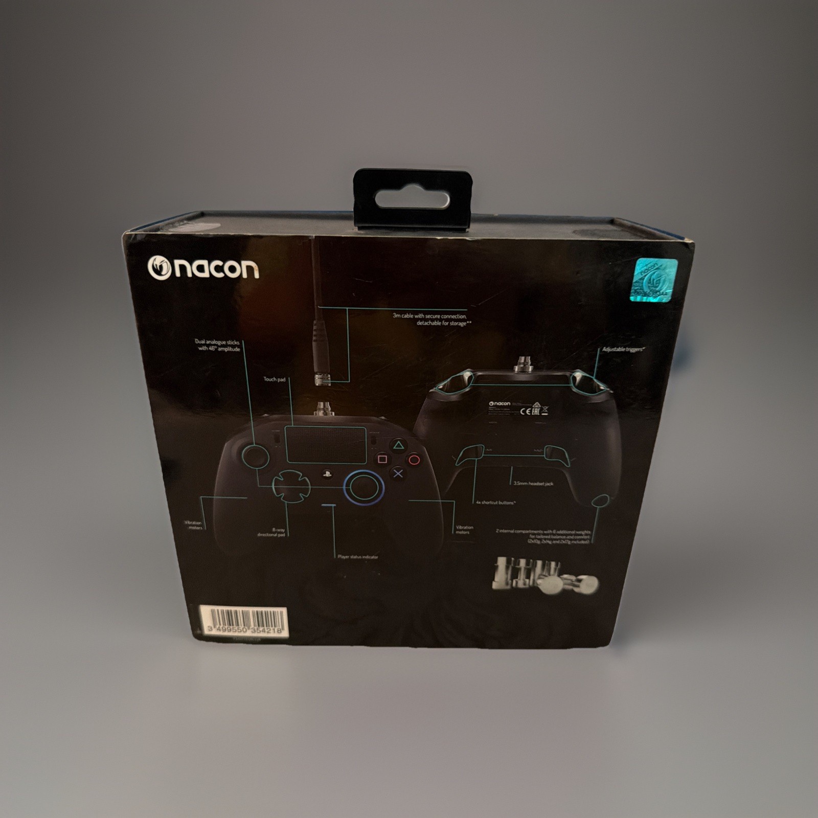 Nacon Revolution Pro Controller 3 PS4 Wired Gaming Controller Black