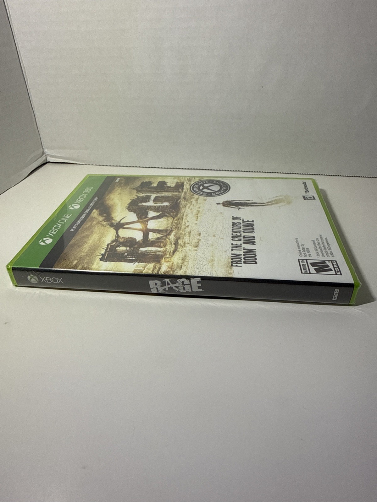 RAGE XBOX ONE & XBOX 360 Greatest Hits Factory Sealed