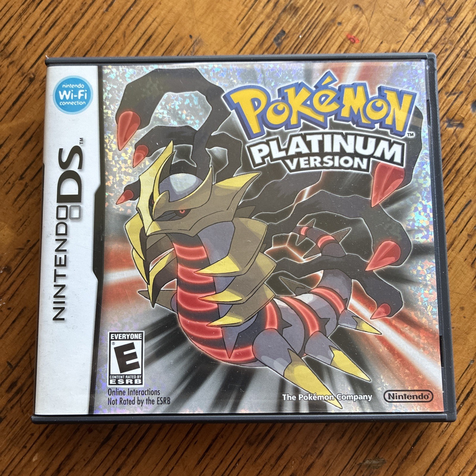 Pokemon Platinum Version DS Game Manual Case Nintendo 2009 Not for Resale Tested