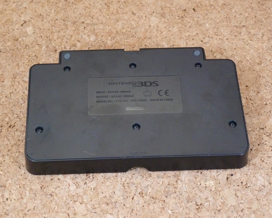 Nintendo 3DS Charging Cradle Dock OEM Stand Only No Cord Black CTR-007