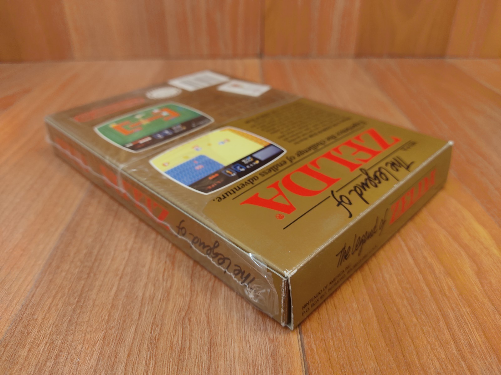 MINTY BOX CIB Legend of Zelda Oval Seal complete in nintendo nes lot Shrink Wrap