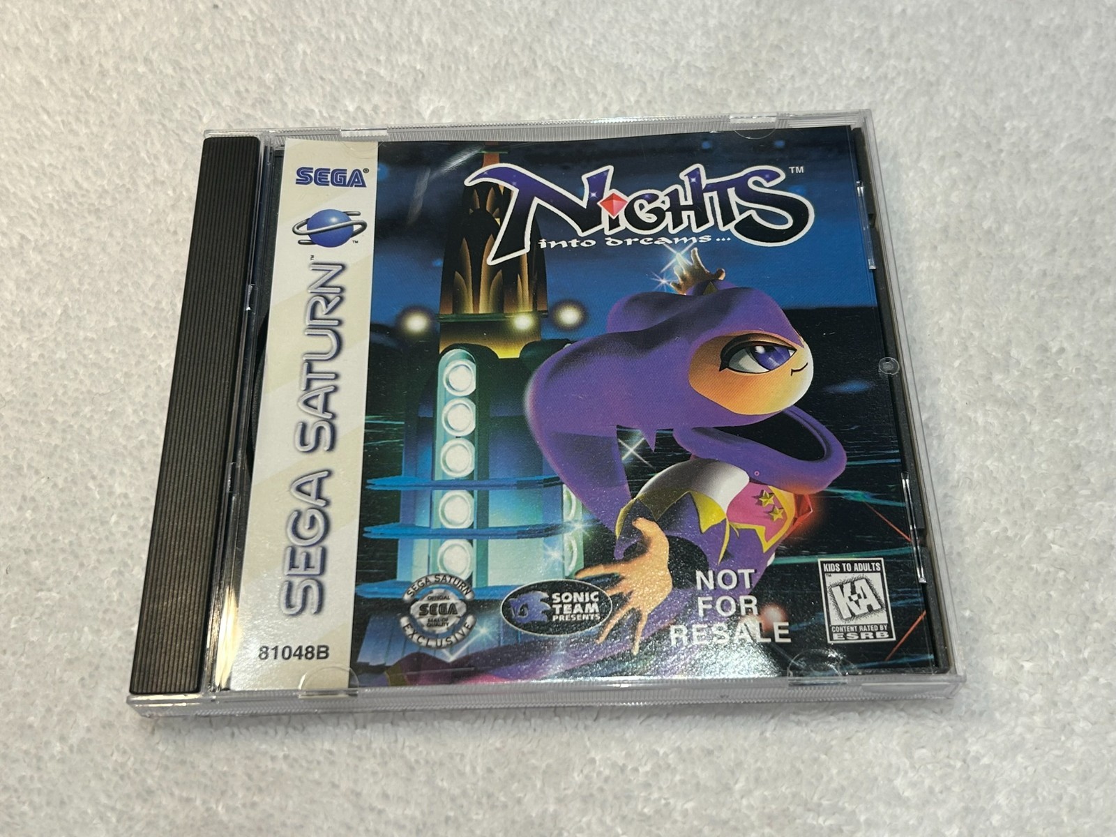 Nights Into Dreams… (Sega Saturn, 1996) Not For Resale CIB Complete N MINT!