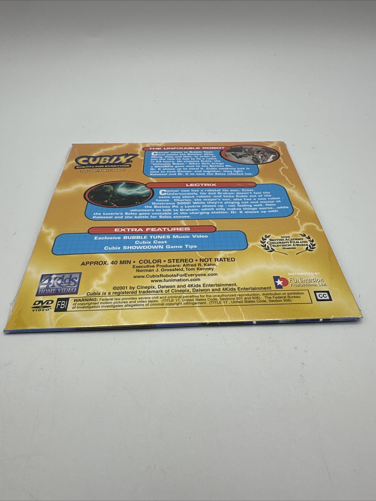 Nintendo GameCube Variant Cubix Robots for Everyone RARE Bonus DVD SEALED!