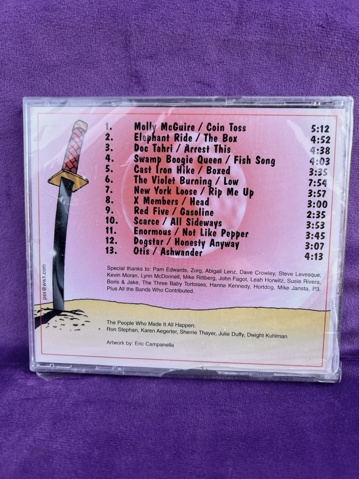 Rare 1996 PlayStation Promo CD PS1 URNOTe Anime Ninja Cover–Dogstar Keanu Reeves