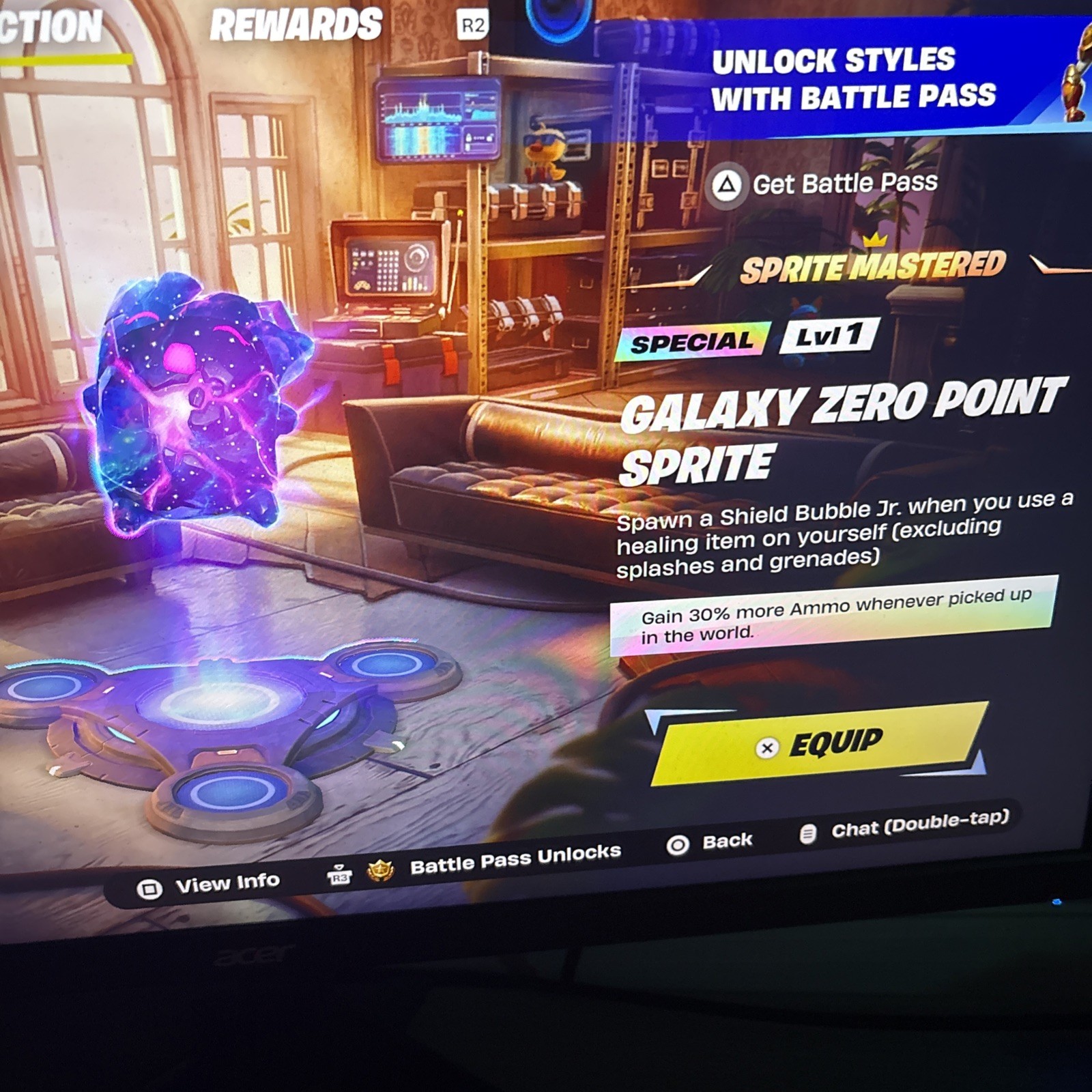 Fortnite Galaxy Zero Point Sprite