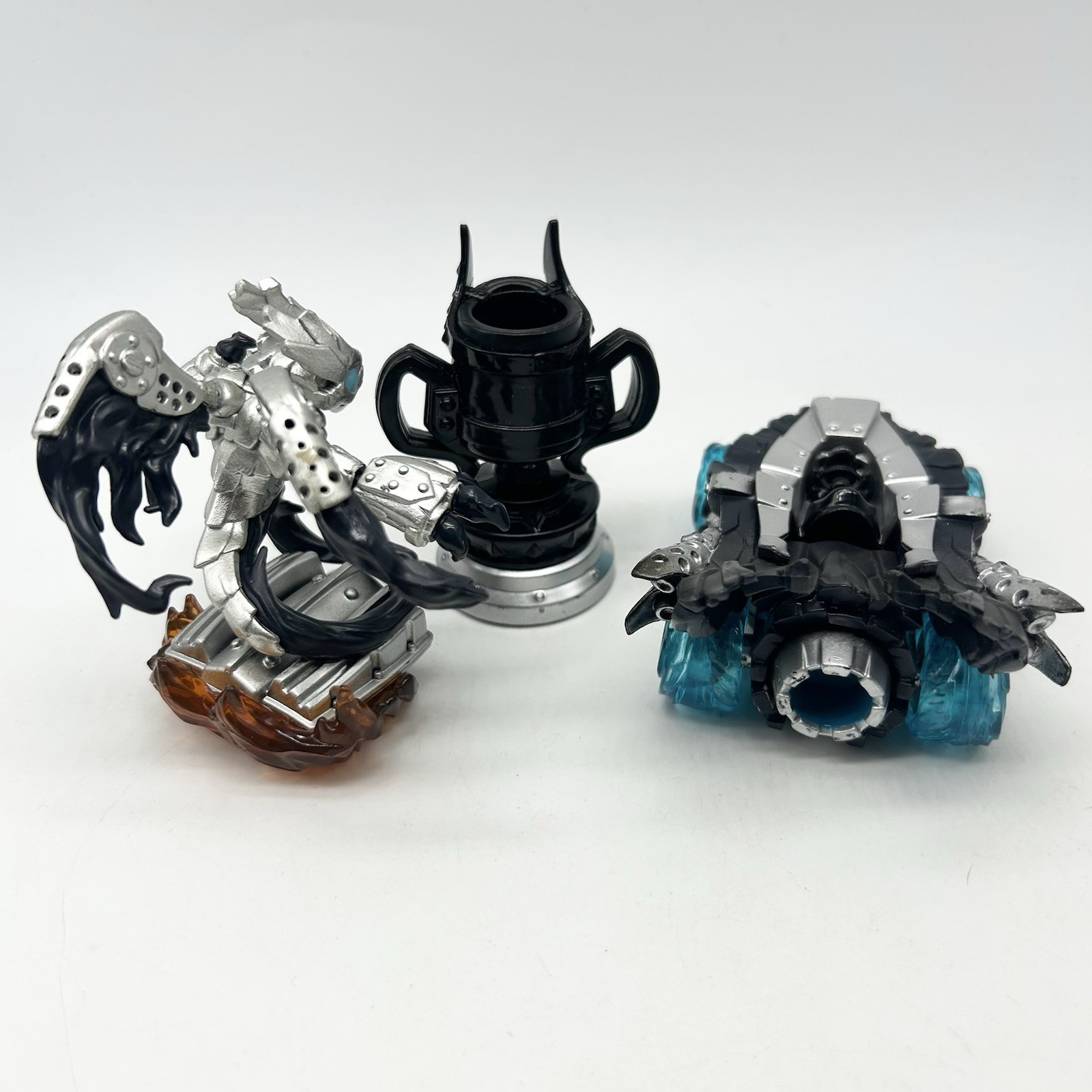 Skylanders Swap Force Dark Spitfire, Dark Hot Streak,& Kaos Trophy