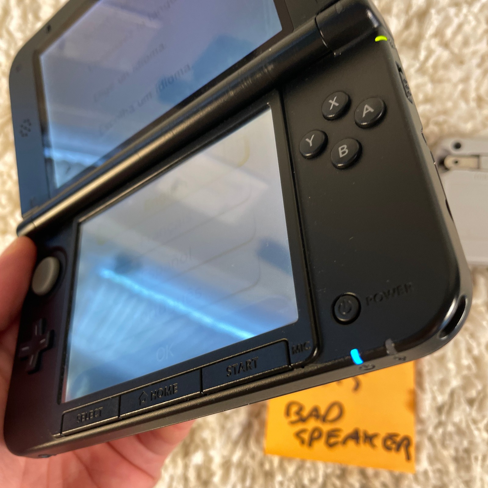 Nintendo 3DS XL Pokémon X and Y Red Version Handheld Console SPR-001 Tested