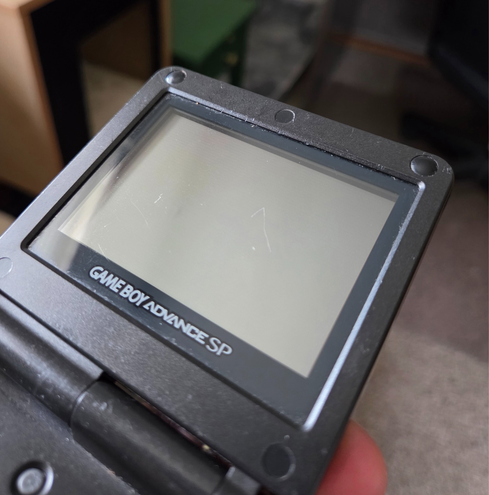 Nintendo Game Boy Advance SP AGS-001 (Frontlit) Handheld Console – Onyx Black