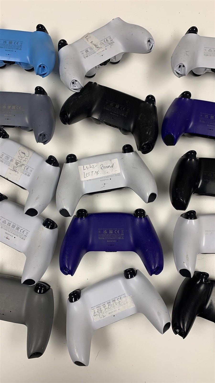 Bulk Lot 20 Sony PS5 DualSense Controllers Broken Parts Repair Wholesale