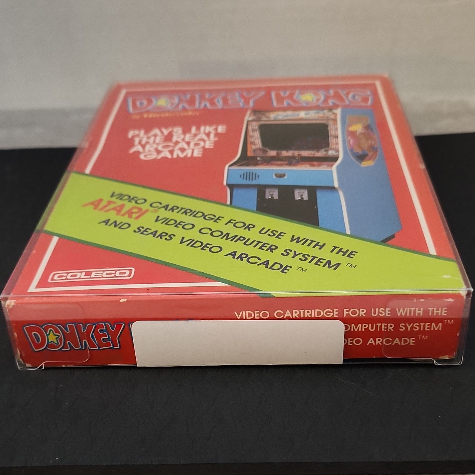Coleco Donkey Kong Cartridge Case w/ Box for Atari 2600 1982 Never Opened