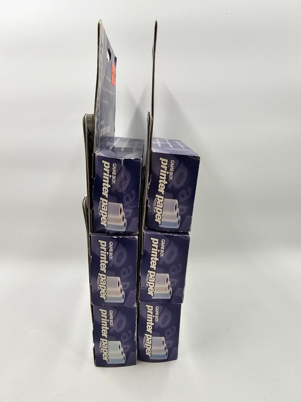 Game Boy Printer Paper (3x) Rolls per box. White Yellow Blue paper colors. NIB