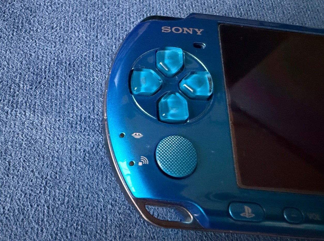 Sony PSP-3000 Vibrant Blue CIB Complete In Box Excellent Condition