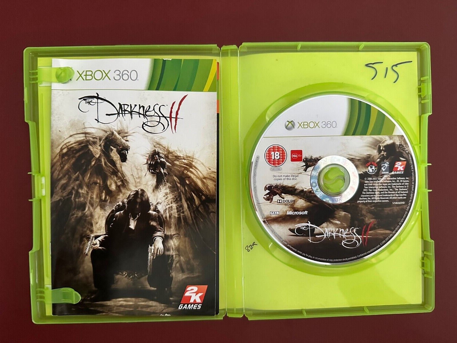 xbox 360 THE DARKNESS II 2 Limited Edition Game (Works on US Consoles)