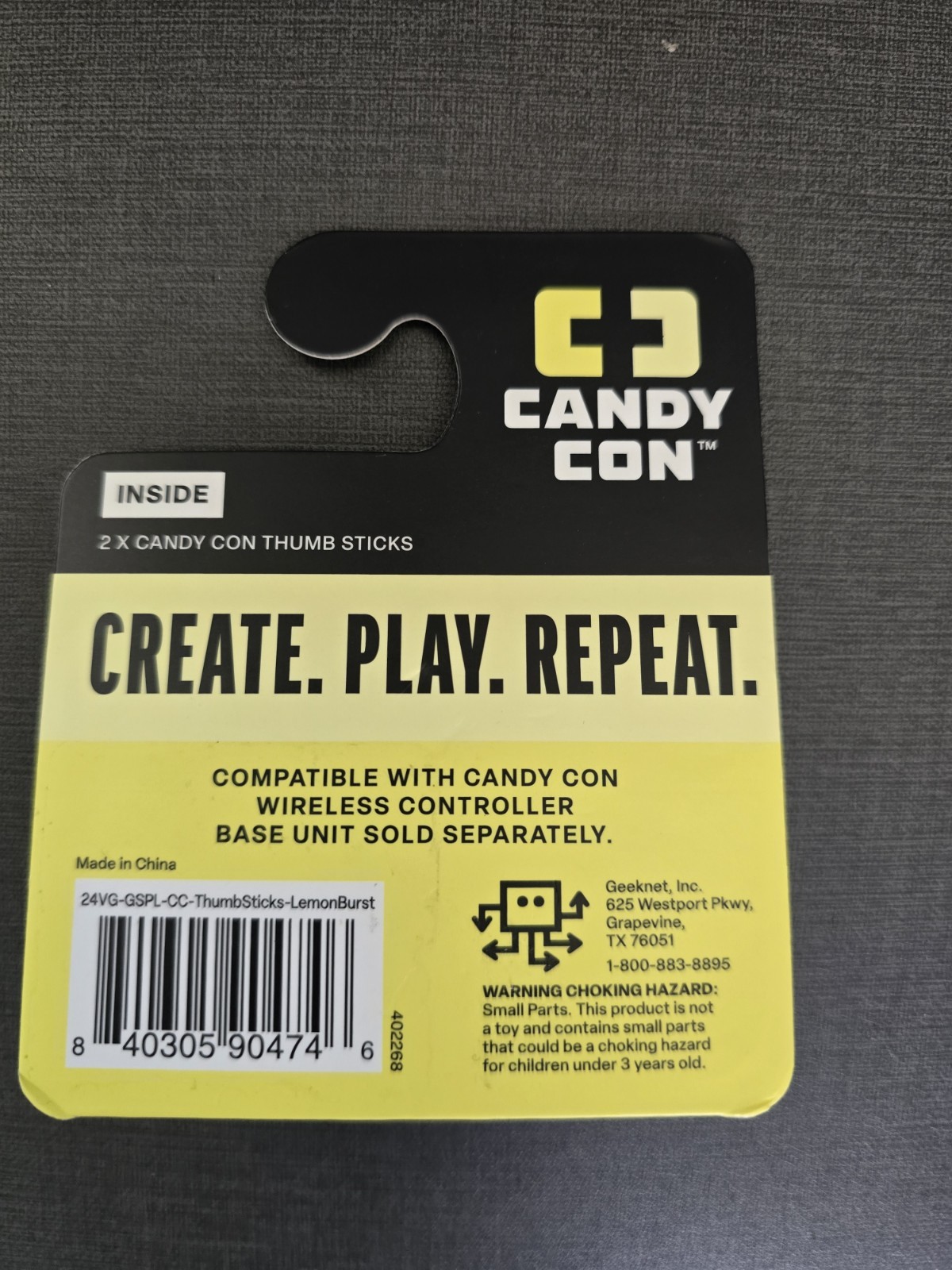 Candy Con Thumb Sticks (Thumbsticks) • LEMON BURST • BRAND NEW