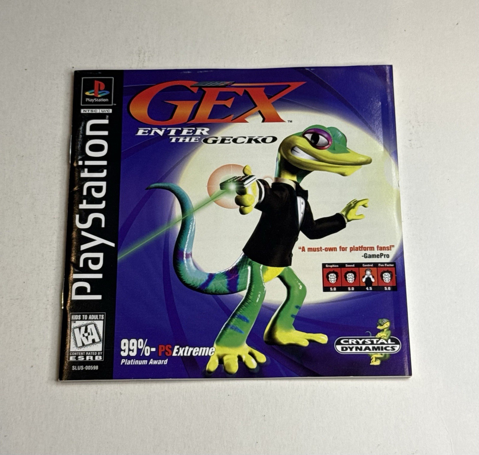 3 Game PS1 Gex Lot: Gex 1, 2, & 3 (Sony PlayStation 1) All CIB Complete W Reg