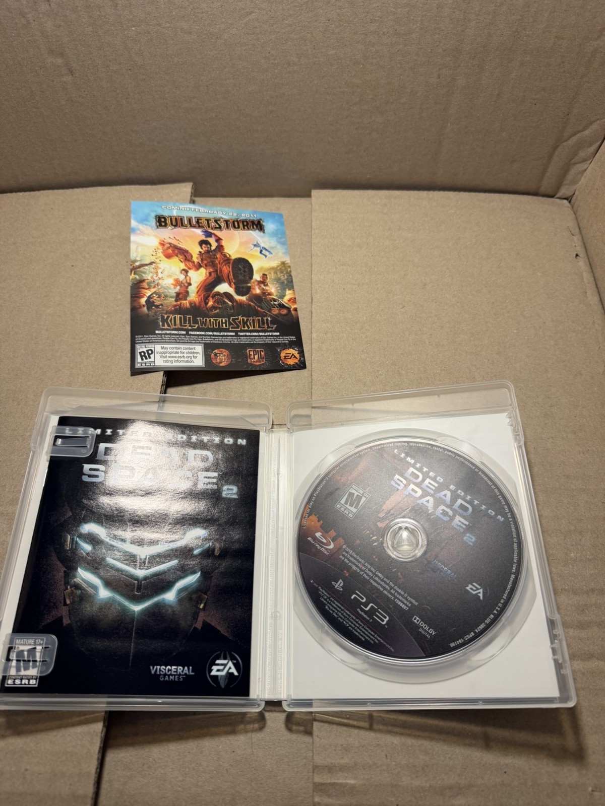 Dead Space 2 Collector’s Edition PS3 Plasma Cutter Sealed Soundtrack Tested