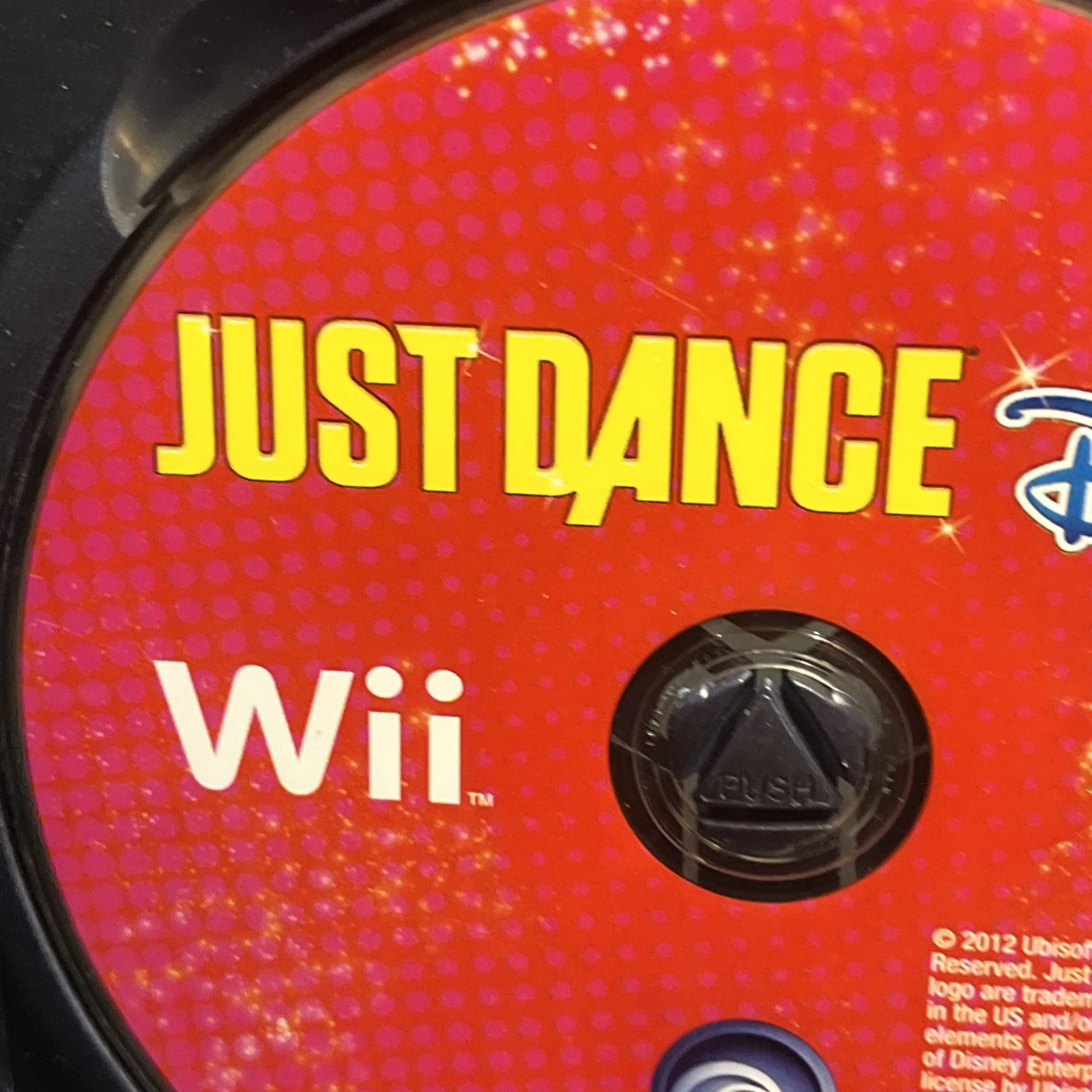 Just Dance: Disney Party (Nintendo Wii, 2012) DISC ONLY Tested Works Video Games