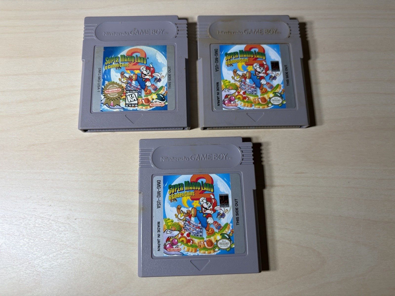 X3 – Super Mario Land 2 – 6 Golden Coins – Nintendo GameBoy – Complete CIB
