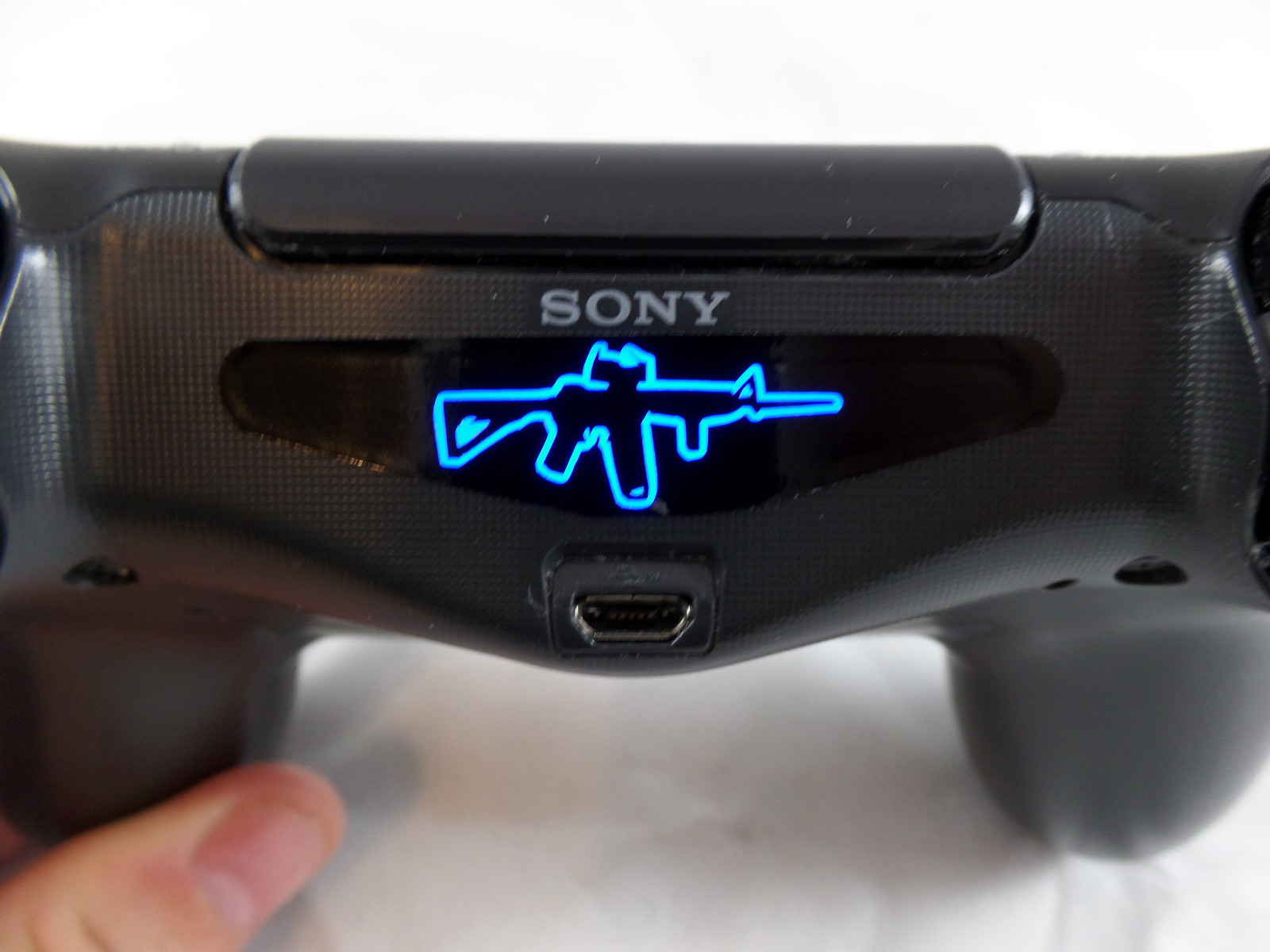 PlayStation 4 PS4 Controller M4 Machine Gun Light Bar Decal Sticker