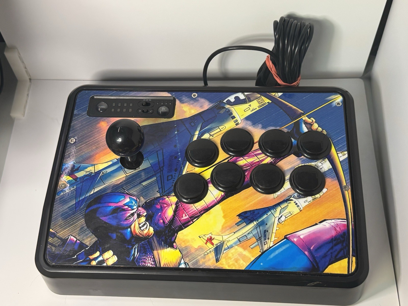MADCATZ ALL STARS FIGHT STICK PS3 PLAYSTATION 3 USB HAWKEYE MARVEL CAPCOM