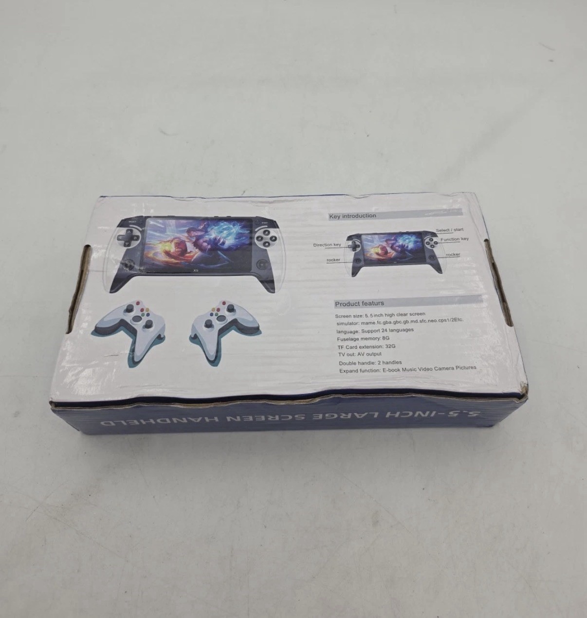 BLACK HAWK X9 Handheld Game Console 5.5″ IPS Screen- NEW IN BOX
