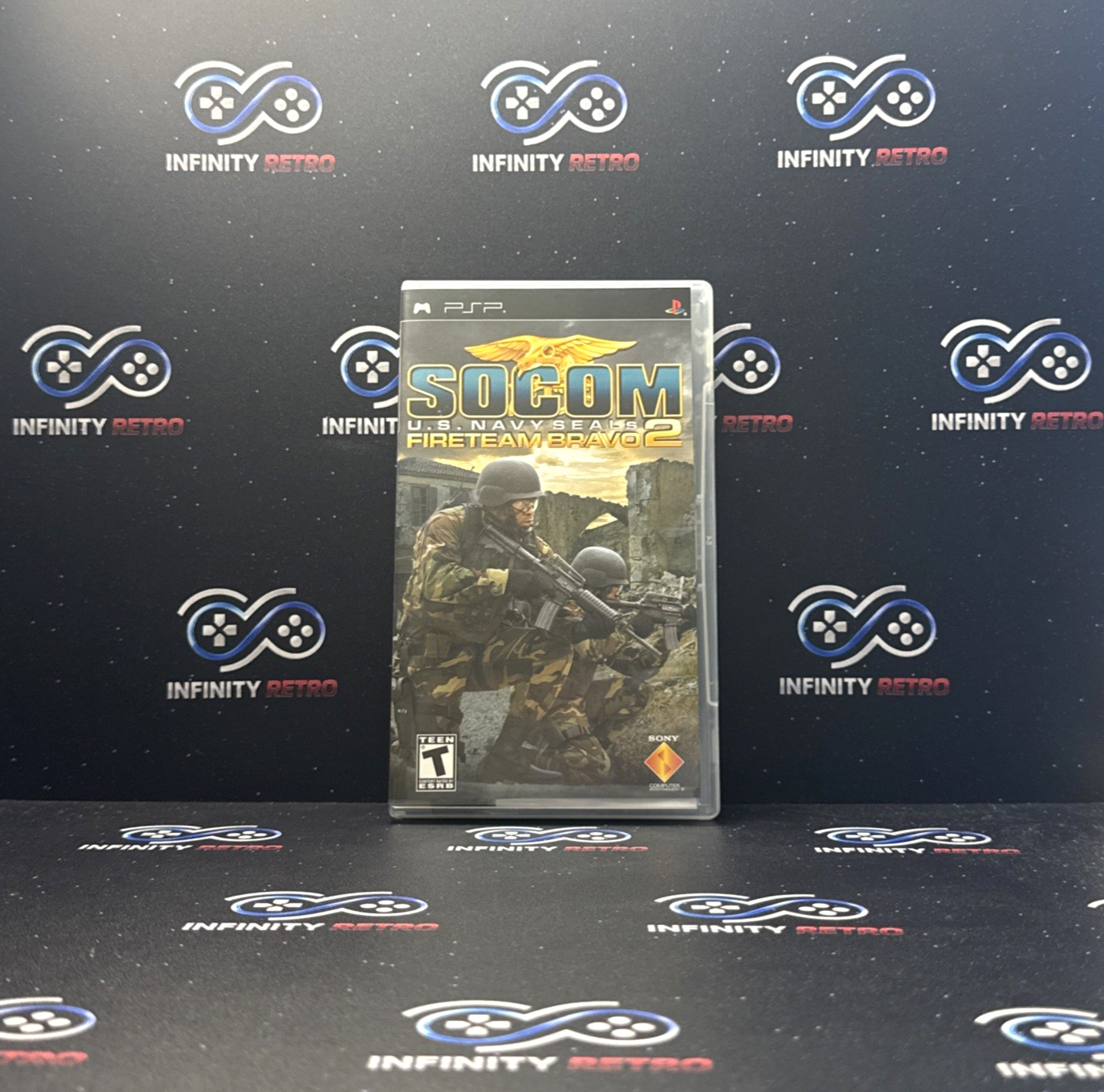 SOCOM U.S. Navy SEALs Fireteam Bravo 2 Sony PlayStation Portable CIB Refurbished