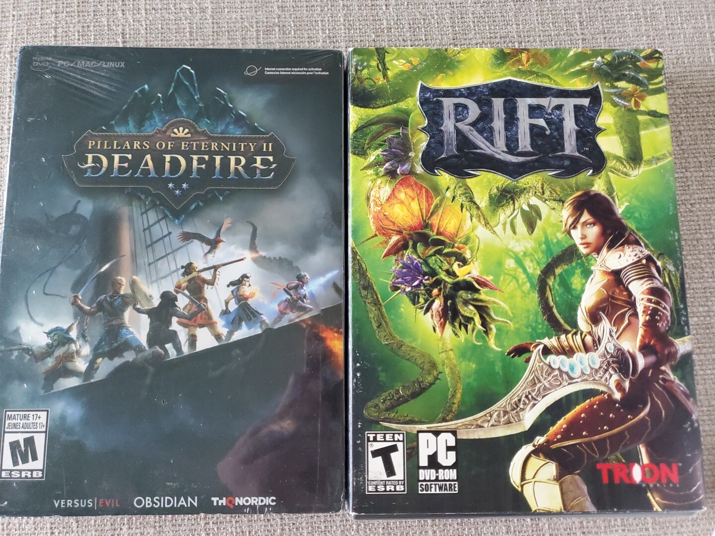 Pillars of Eternity 2 II Deadfire PC And Rift PC Lot NEW SEALED