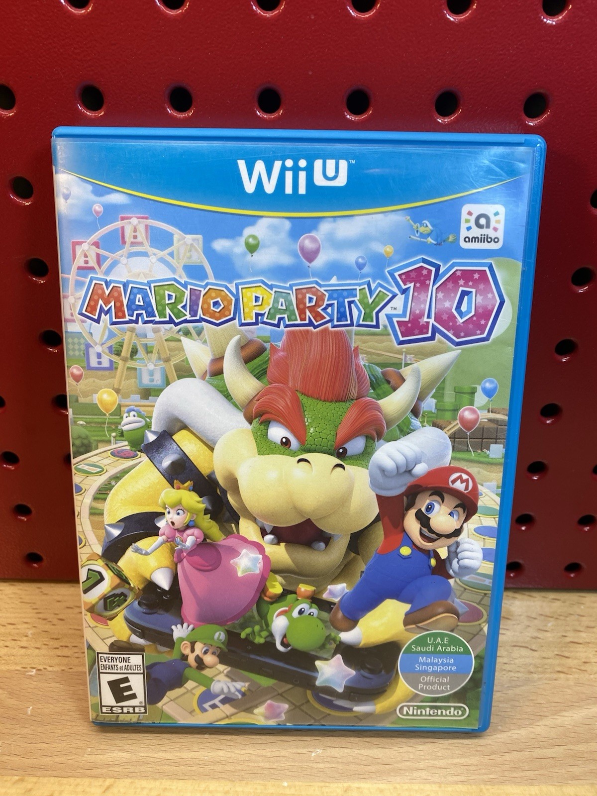 Wii U Mario Kart 8 & Mario Party 10 LOT Nintendo CIB TESTED FREE SHIPPING