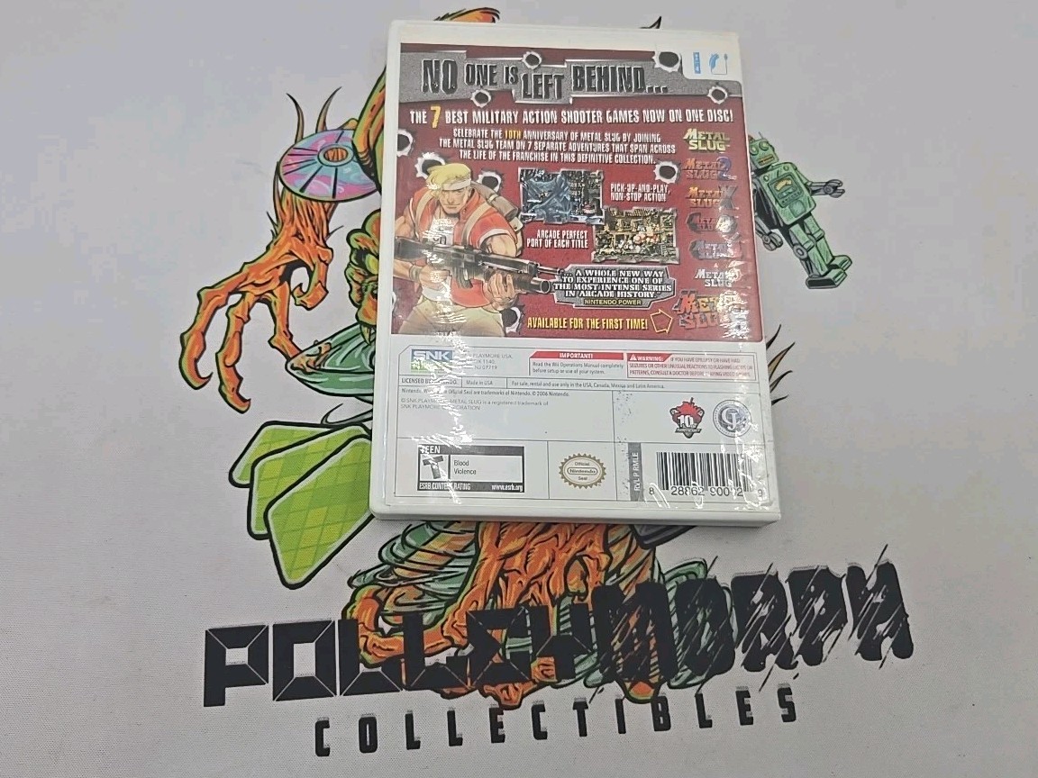 Metal Slug Anthology (Nintendo Wii, 2006) COMPLETE CIB – TESTED