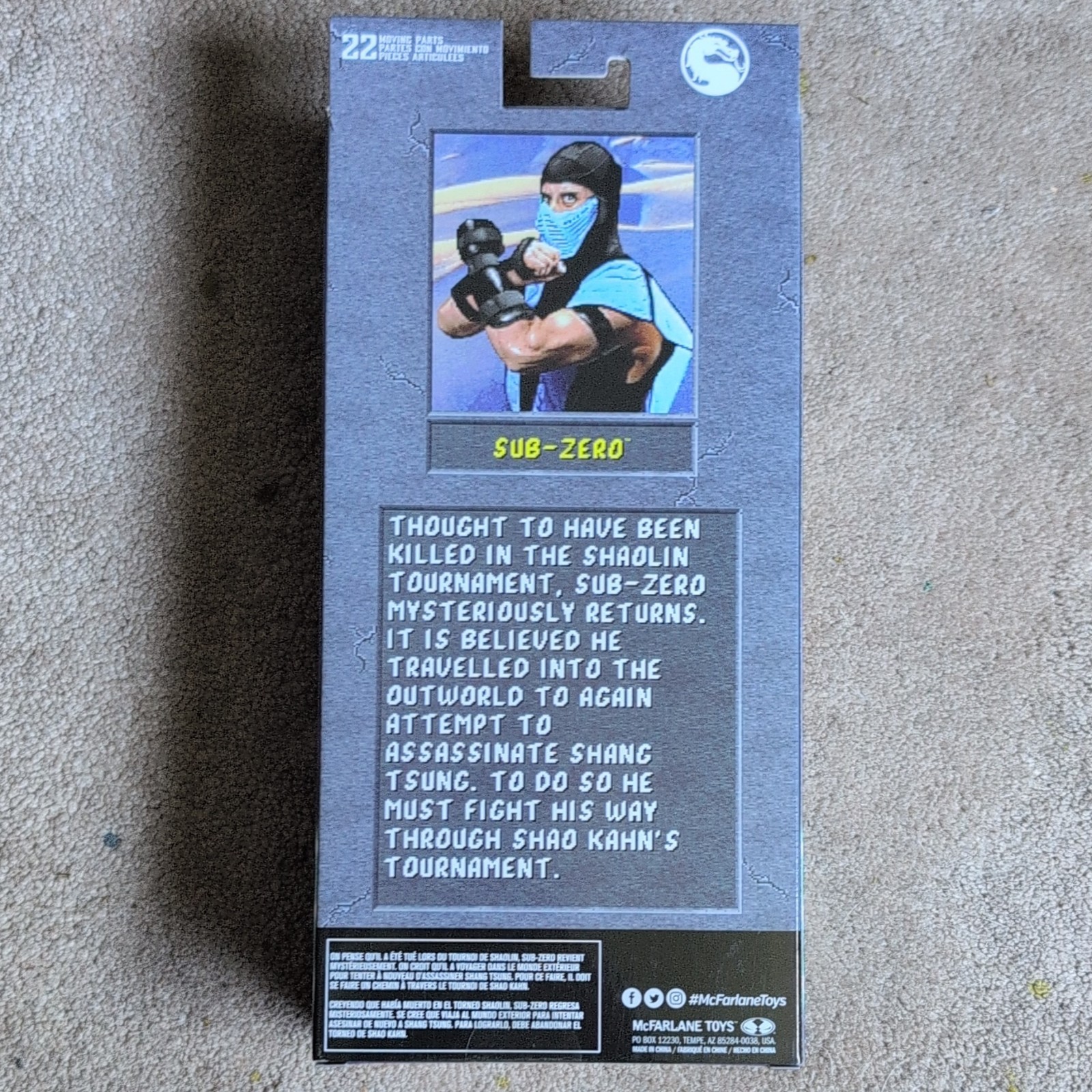 McFarlane Toys Mortal Kombat Klassic Sub-Zero Action figure