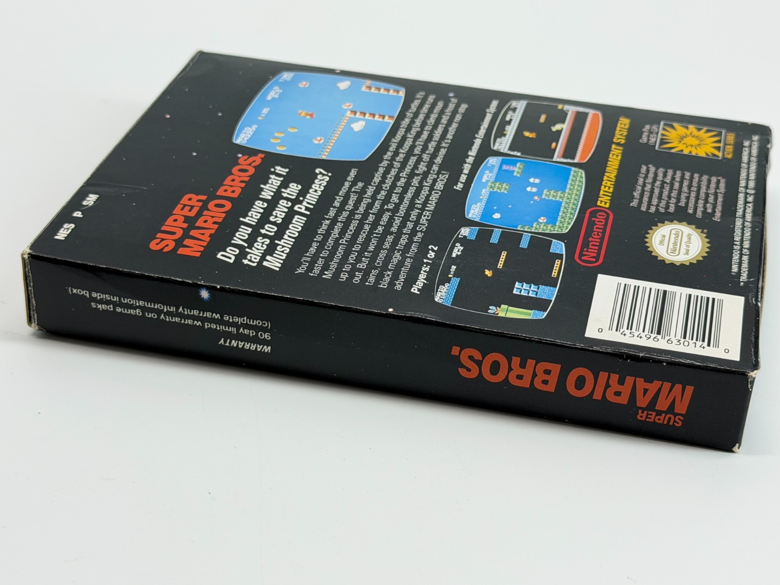 Super Mario Bros. (Nintendo Nes) Complete & Authentic *OVAL SEAL*