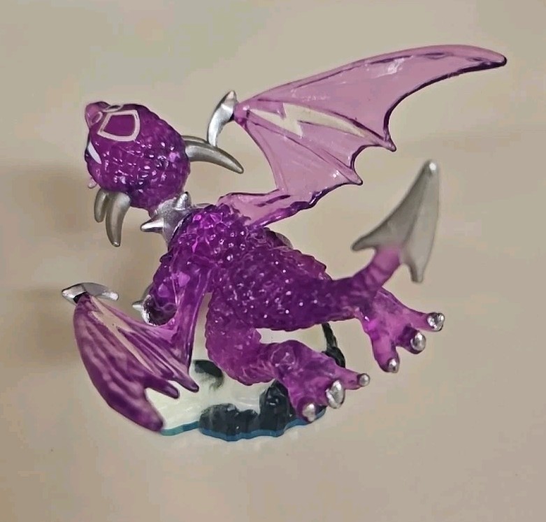 Skylanders Swap Force Phantom Cynder Purple Dragon Figure