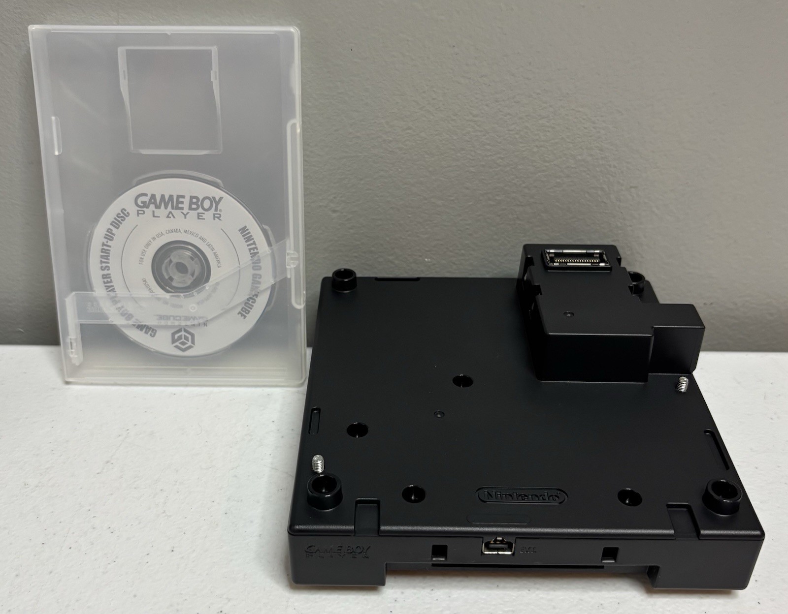 Nintendo GameCube Game Boy Player DOL-017 w/ Start-Up Disc Black OEM – TESTED