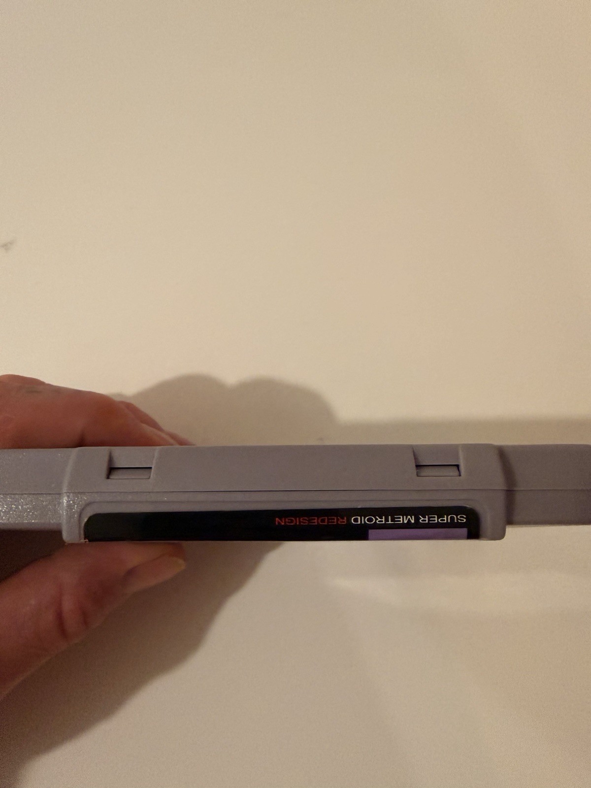 Super Metroid Redesign Super Nintendo SNES Game(remake bootleg) message about