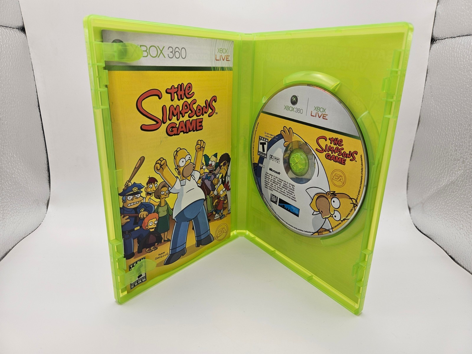 The Simpsons Game (Xbox 360, 2007) CIB Complete – Tested Excellent