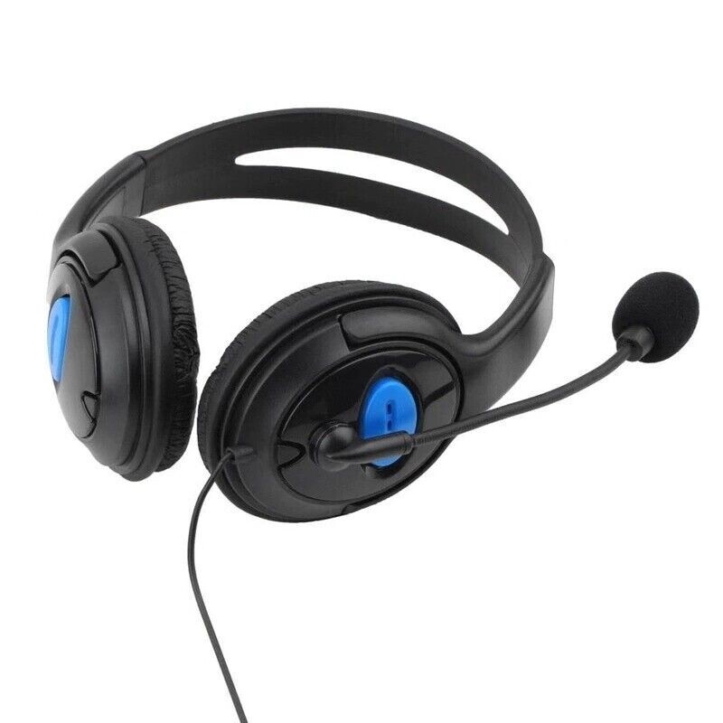 Stereo Wired Gaming Headsets Headphones with Mic for PS4 Playstation 4 PC Laptop