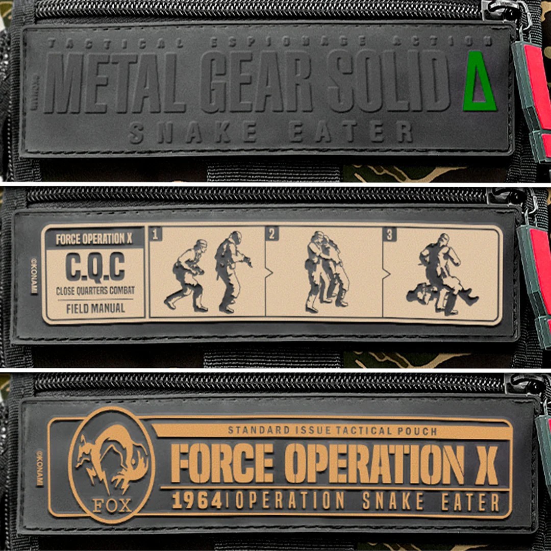 Metal Gear Solid Δ Snake Eater Konami Rare Exclusive Tactical Camo Satchel Bag