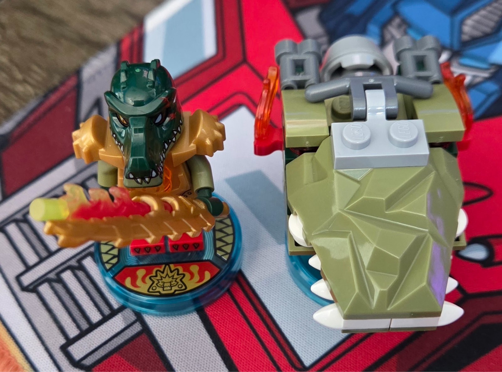 LEGO Dimensions Chima Laval, Eris, and Cragger Fun Packs 71222 71232 71223