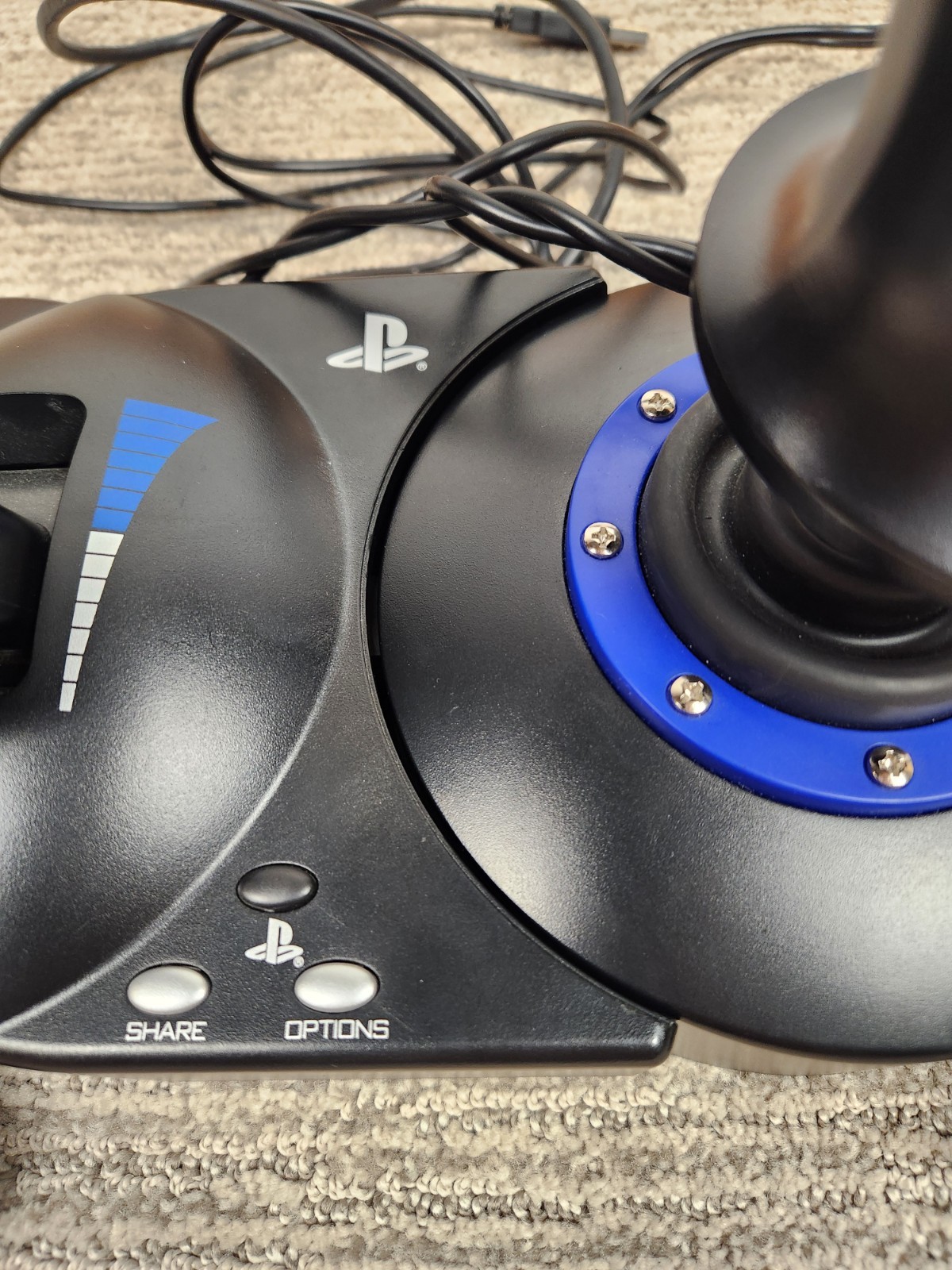 Thrustmaster T Flight Hotas 4 Playstation Test Works Flying Simulator Controller