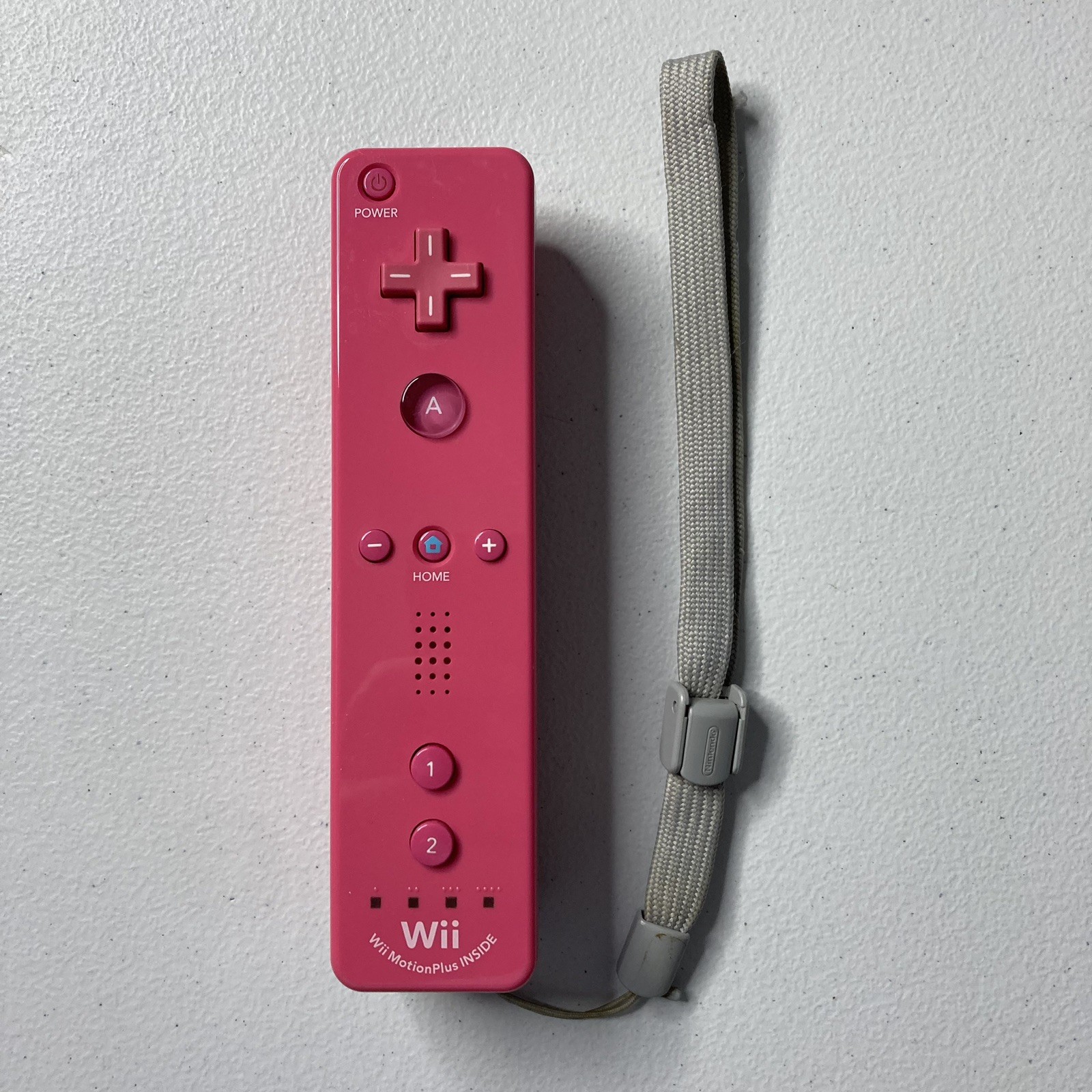 Official Nintendo Motion Plus Controller Pink RVL-036 Wii Remote OEM – Tested🔥