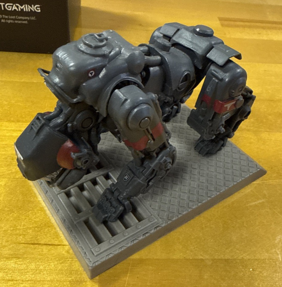 Wolfenstein New Order Panzerhund Figure Loot Crate Exclusive Bethesda in EUC