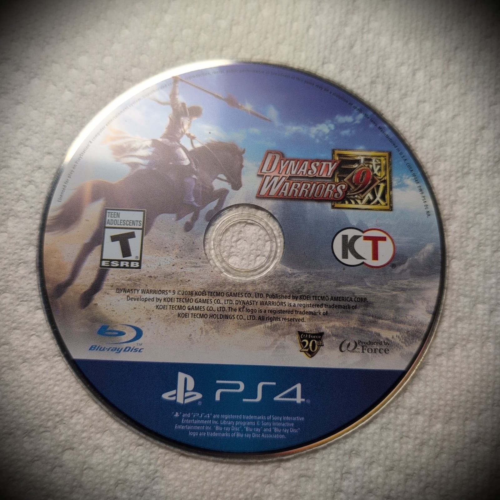 Dynasty Warriors 9 (Sony PlayStation 4, 2018) PS4 Disc Only
