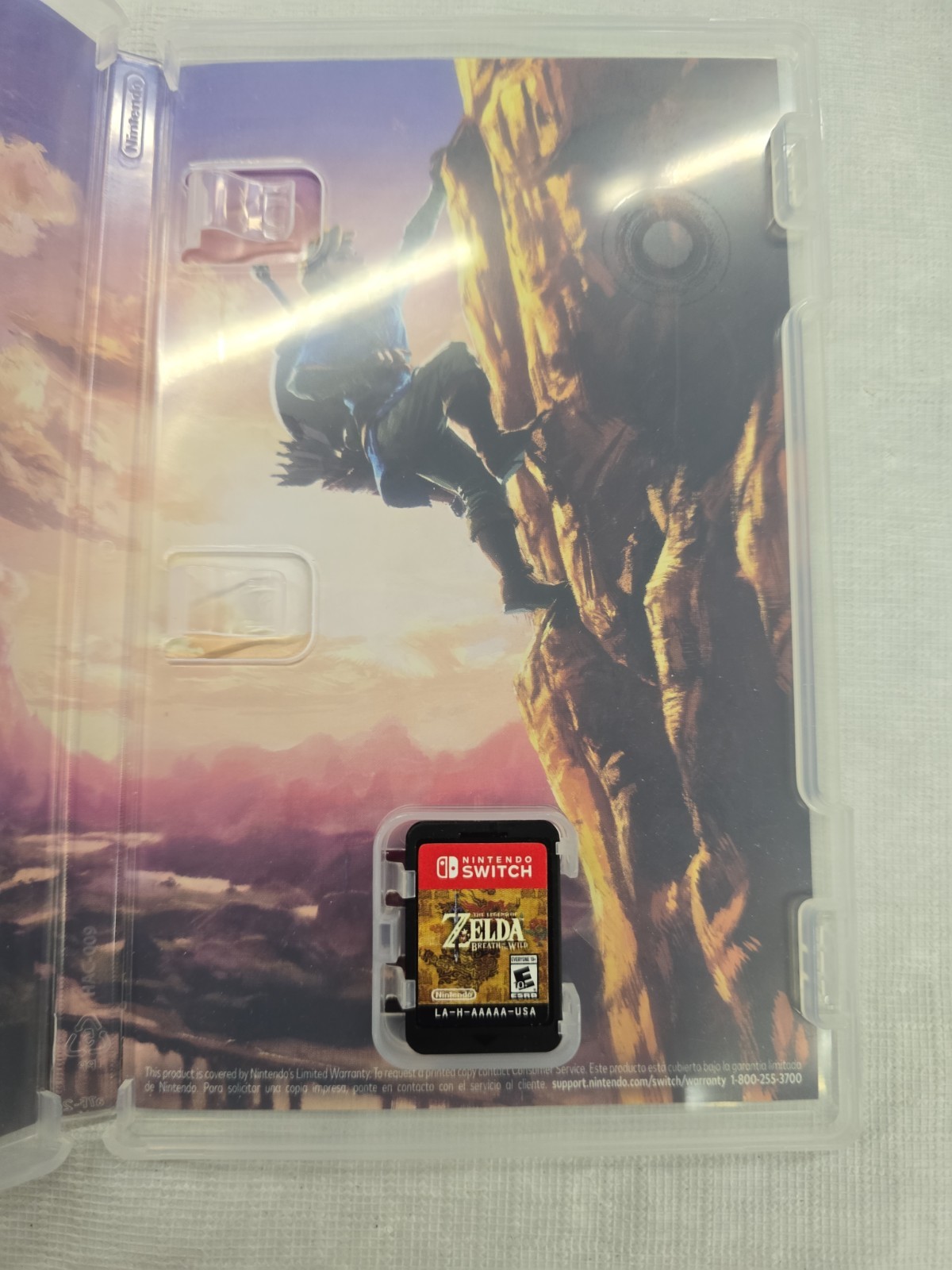 The Legend of Zelda Breath of the Wild Nintendo Switch Adult Owned