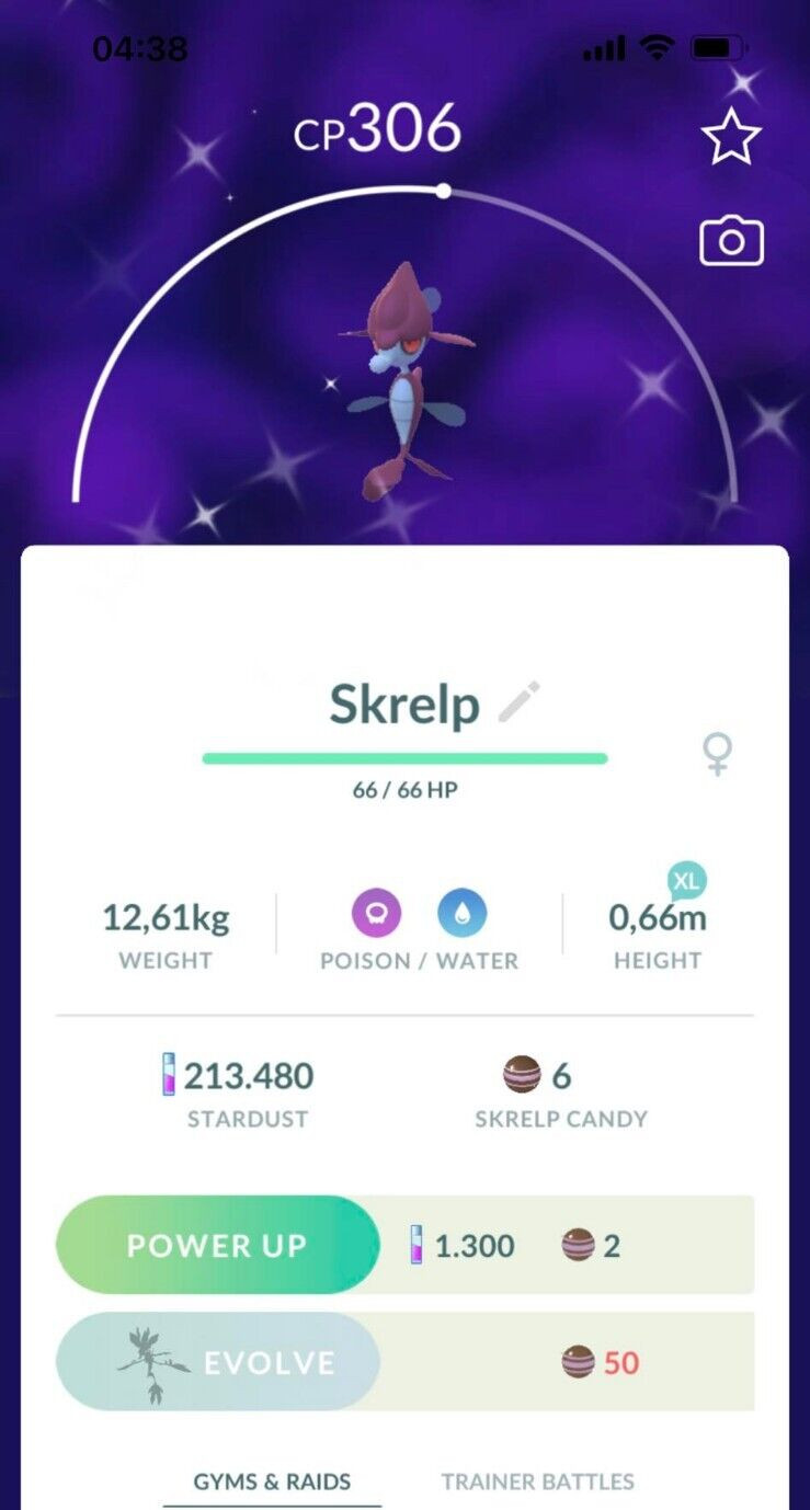 Shiny Krelp – Trade 20kStardust – Read Description