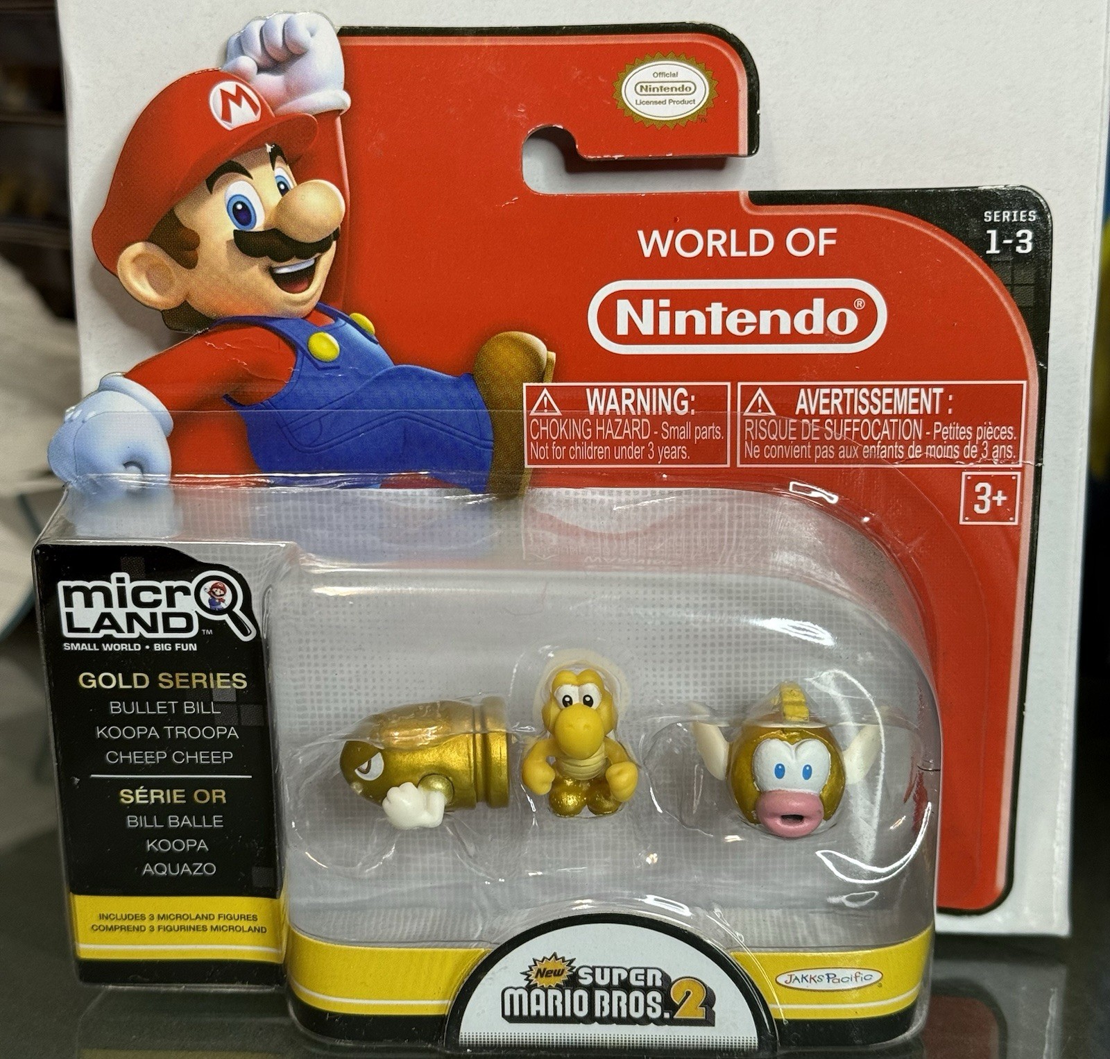 8 – World of Nintendo Gold Series Bullet Bill Koopa Troopa Cheep Microland 1-3