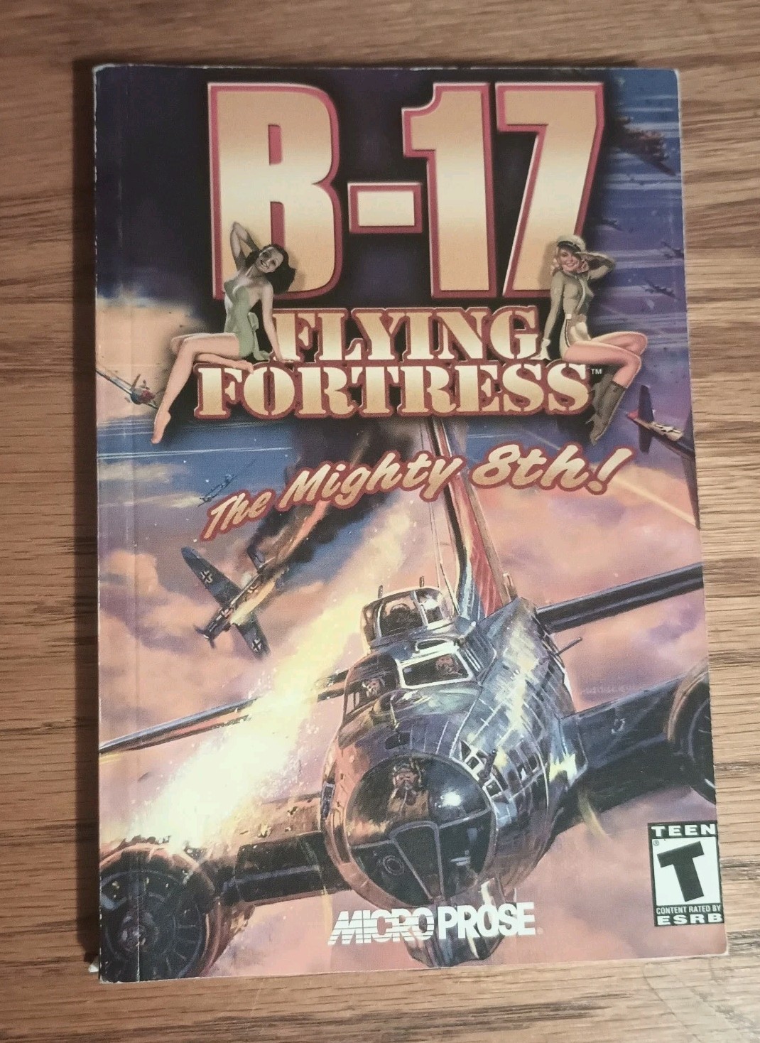 B-17 Flying Fortress: The Mighty 8th PC Simulation Manual Only T-Teen Hasbro
