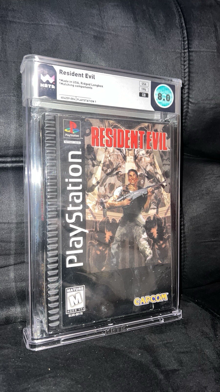 Resident Evil 1996 Graded 8.0🔥 (Sony PlayStation 1, 1996 Long 📦)