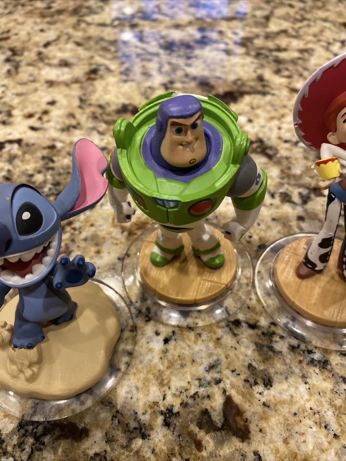 Disney Infinity Toy Story Amiibo Figure Lot – Buzz, Woody, Jessie, & Stitch