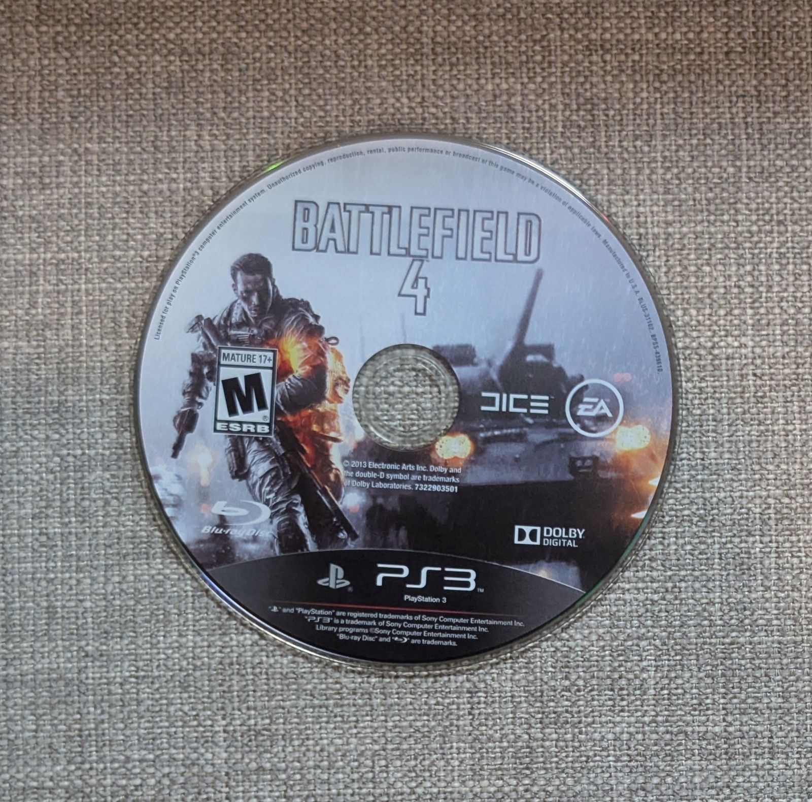 Battlefield 4 (Playstation 3) – no tracking