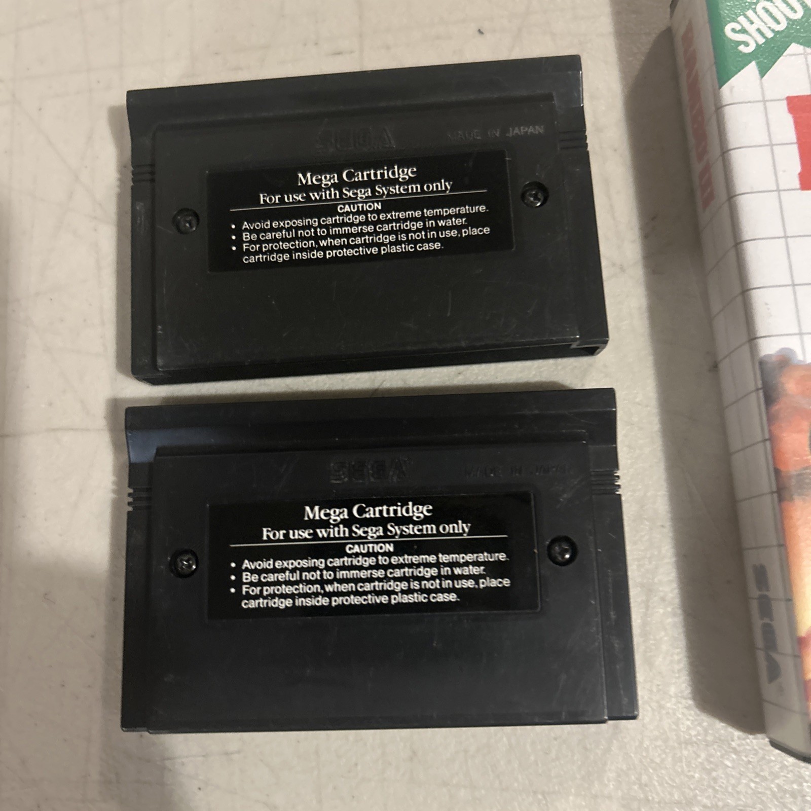Rambo & Rambo III 3 Sega Master System Games